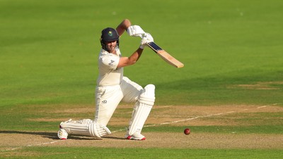 270826 - Glamorgan v Hampshire, Rothesay County Championship Division 1 - Chris Cooke of Glamorgan  plays a shot