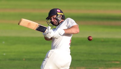 270826 - Glamorgan v Hampshire, Rothesay County Championship Division 1 - Chris Cooke of Glamorgan plays a shot