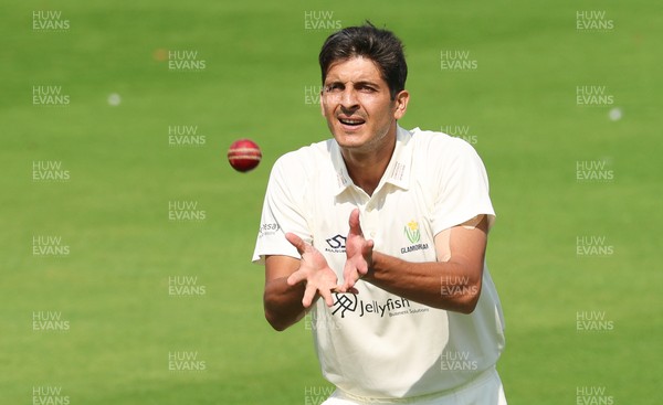270826 - Glamorgan v Hampshire, Rothesay County Championship Division 1 - Mir Hamza of Glamorgan