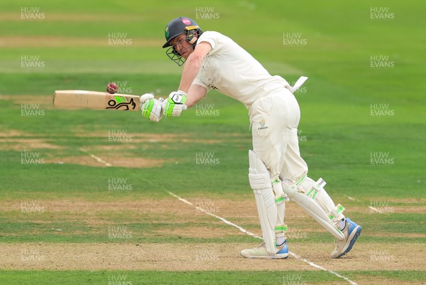 270826 - Glamorgan v Hampshire, Rothesay County Championship Division 1 - Ben Kellaway of Glamorgan  plays a shot