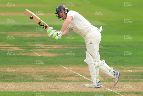 270826 - Glamorgan v Hampshire, Rothesay County Championship Division 1 - Ben Kellaway of Glamorgan  plays a shot