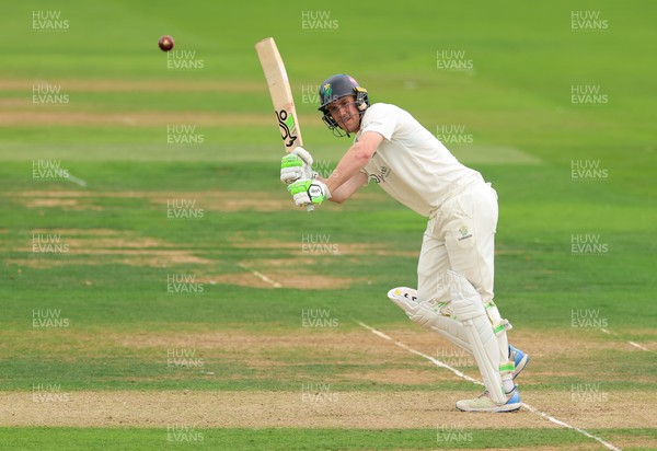 270826 - Glamorgan v Hampshire, Rothesay County Championship Division 1 - Ben Kellaway of Glamorgan  plays a shot