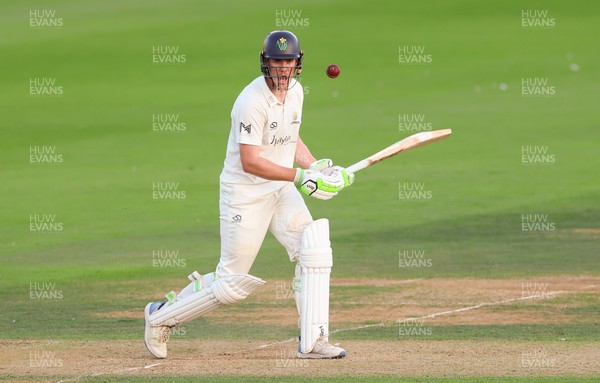 270826 - Glamorgan v Hampshire, Rothesay County Championship Division 1 - Ben Kellaway of Glamorgan plays a shot