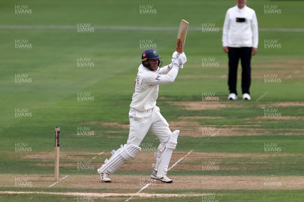280826 - Glamorgan v Hampshire, Rothesay County Championship Division 1 - Timm Van Der Gugten of Glamorgan batting