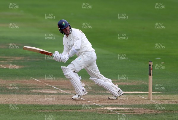 280826 - Glamorgan v Hampshire, Rothesay County Championship Division 1 - Timm Van Der Gugten of Glamorgan batting