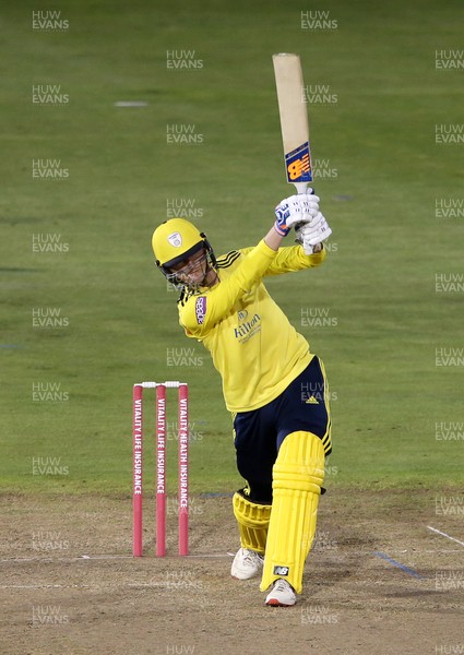 300819 - Glamorgan v Hampshire - Vitality T20 Blast - Aneurin Donald of Hampshire batting