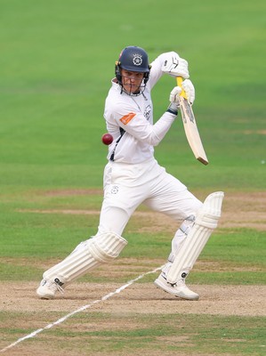 300826 Glamorgan v Hampshire, Rothesay County Championship Division 1 - Toby Albert of Hampshire plays a shot