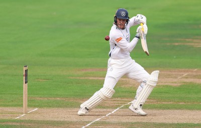 300826 Glamorgan v Hampshire, Rothesay County Championship Division 1 - Toby Albert of Hampshire plays a shot