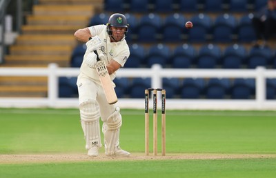 300826 Glamorgan v Hampshire, Rothesay County Championship Division 1 - Colin Ingram of Glamorgan plays a shot