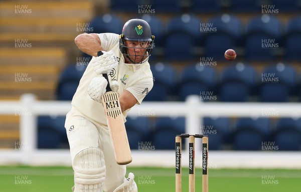 300826 Glamorgan v Hampshire, Rothesay County Championship Division 1 - Colin Ingram of Glamorgan plays a shot