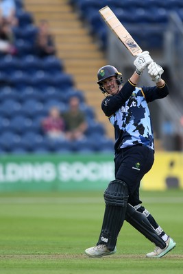 060725 - Glamorgan v Kent - T20, Vitality Blast - Ben Kellaway of Glamorgan batting