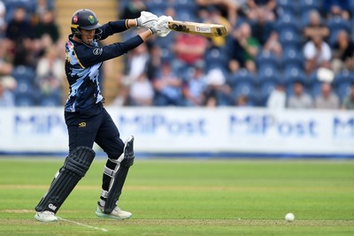 060725 - Glamorgan v Kent - T20, Vitality Blast - Ben Kellaway of Glamorgan batting