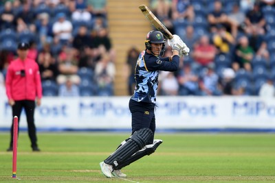 060725 - Glamorgan v Kent - T20, Vitality Blast - Ben Kellaway of Glamorgan batting