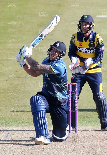 140517 - Glamorgan v Kent - Royal London One-Day Cup - Matt Coles of Kent batting