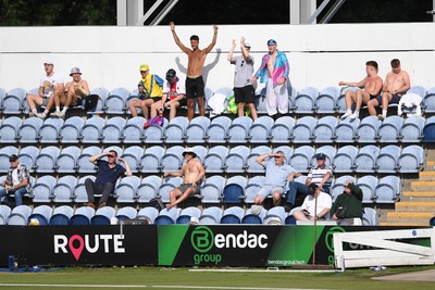 160621 - Glamorgan v Kent - T20 Vitality Blast - Fans look on during the game