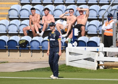 160621 - Glamorgan v Kent - T20 Vitality Blast - Fans look on during the game