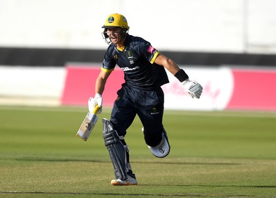 160621 - Glamorgan v Kent - T20 Vitality Blast - Marcus Labuschagne of Glamorgan makes a run