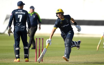 160621 - Glamorgan v Kent - T20 Vitality Blast - Marcus Labuschagne of Glamorgan makes a run