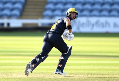 160621 - Glamorgan v Kent - T20 Vitality Blast - Colin Ingram of Glamorgan plays a shot