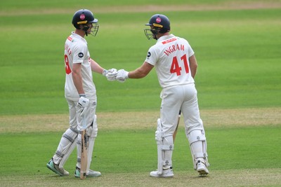 230725 - Glamorgan v Kent -  Rothesay County Championship - Colin Ingram of Glamorgan hits 50