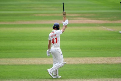 230725 - Glamorgan v Kent -  Rothesay County Championship - Colin Ingram of Glamorgan hits 50