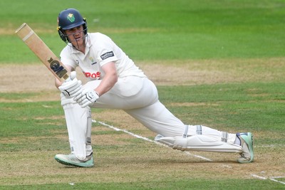 230725 - Glamorgan v Kent -  Rothesay County Championship - Ben Kellaway of Glamorgan batting