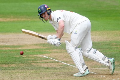 230725 - Glamorgan v Kent -  Rothesay County Championship - Ben Kellaway of Glamorgan batting