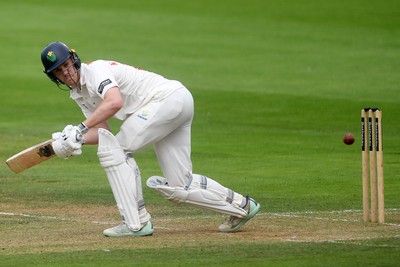 230725 - Glamorgan v Kent -  Rothesay County Championship - Ben Kellaway of Glamorgan batting