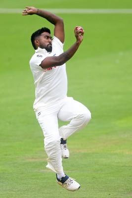 230725 - Glamorgan v Kent -  Rothesay County Championship - Asitha Fernando of Glamorgan bowling
