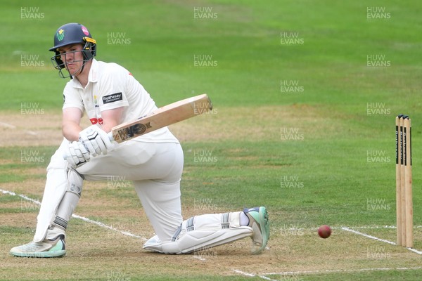 230725 - Glamorgan v Kent -  Rothesay County Championship - Ben Kellaway of Glamorgan batting
