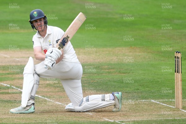 230725 - Glamorgan v Kent -  Rothesay County Championship - Ben Kellaway of Glamorgan batting