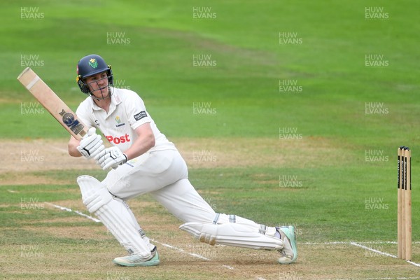 230725 - Glamorgan v Kent -  Rothesay County Championship - Ben Kellaway of Glamorgan batting