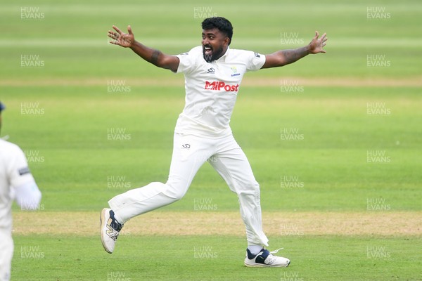 230725 - Glamorgan v Kent -  Rothesay County Championship - Asitha Fernando of Glamorgan 