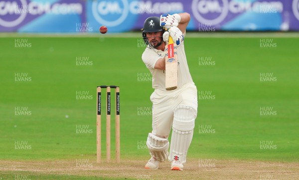 240725  Glamorgan v Kent, Rothesay County Championship Division 2, Day 3 - Harry Finch of Kent plays a shot