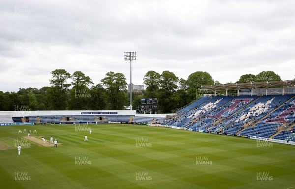 030621 - Glamorgan v Lancashire - LV= County Championship - Limited crowds are welcomed back to Sophia Gardens on the first day