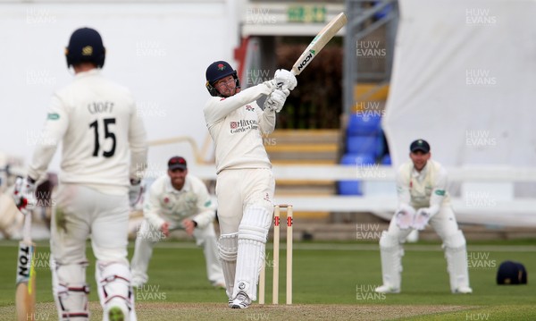 060418 - Glamorgan v Lancashire - Pre Season Friendly - Karl Brown of Lancashire batting