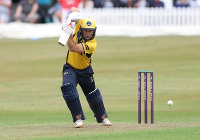 170822 - Glamorgan v Lancashire, Royal London One Day Cup - Colin Ingram of Glamorgan  plays a shot