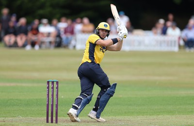 170822 - Glamorgan v Lancashire, Royal London One Day Cup - Joe Cooke of Glamorgan plays a shot