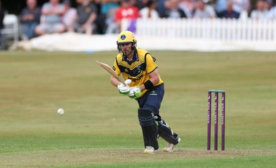 170822 - Glamorgan v Lancashire, Royal London One Day Cup - Tom Cullen of Glamorgan plays a shot