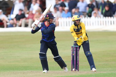 170822 - Glamorgan v Lancashire, Royal London One Day Cup - Keaton Jennings of Lancashire plays a shot