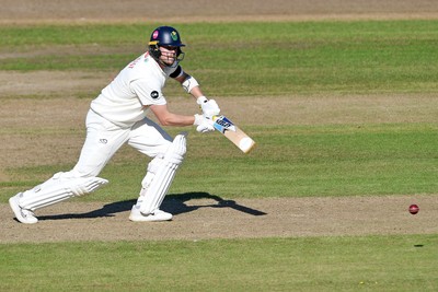 240925 - Glamorgan v Lancashire - Rothesay County Championship - Sam Northeast of Glamorgan batting