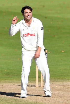 250925 - Glamorgan v Lancashire - Rothesay County Championship - Kiran Carlson of Glamorgan