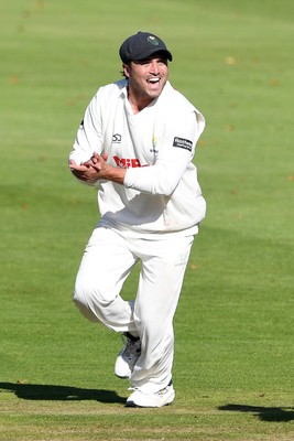 250925 - Glamorgan v Lancashire - Rothesay County Championship - Kiran Carlson of Glamorgan