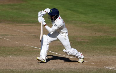260925 - Glamorgan v Lancashire, Rothesay County Championship - Zain ul Hassan of Glamorgan batting