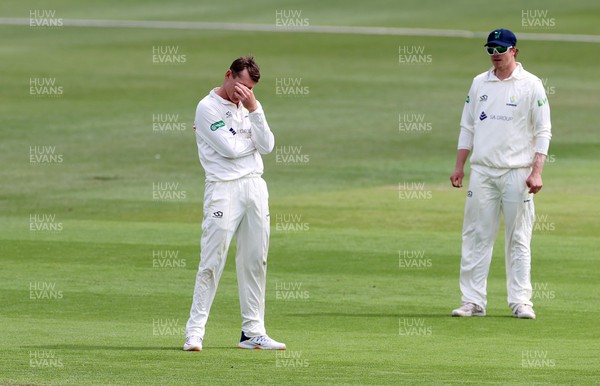 050522 - Glamorgan v Leicestershire - LV= County Championship - Division Two - A frustrated Marnus Labuschagne of Glamorgan