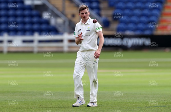 050522 - Glamorgan v Leicestershire - LV= County Championship - Division Two - Andrew Gorvin of Glamorgan bowling