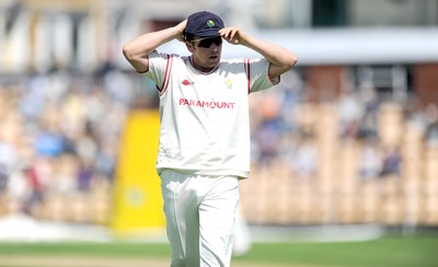 21.07.10 - Glamorgan v Leicestershire - LV County Championship Division 2 - Robert Croft of Glamorgan during a break in play. 