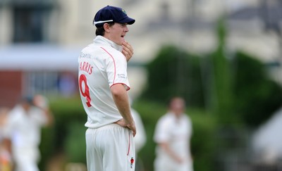 21.07.10 - Glamorgan v Leicestershire - LV County Championship Division 2 - James Harris of Glamorgan during a break in play. 