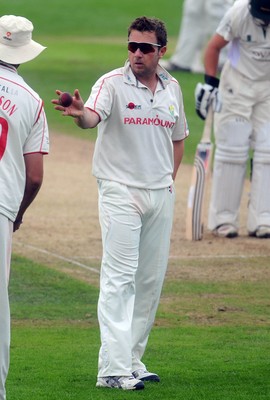 21.07.10. LV= County Championship Cricket, Division 2, Glamorgan v Leicestershire. Glamorgan's Robert Croft. 