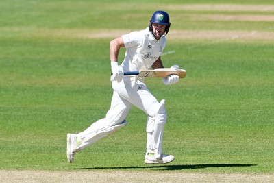 240426 - Glamorgan v Leicestershire - Rothesay County Championship - Colin Ingram of Glamorgan batting